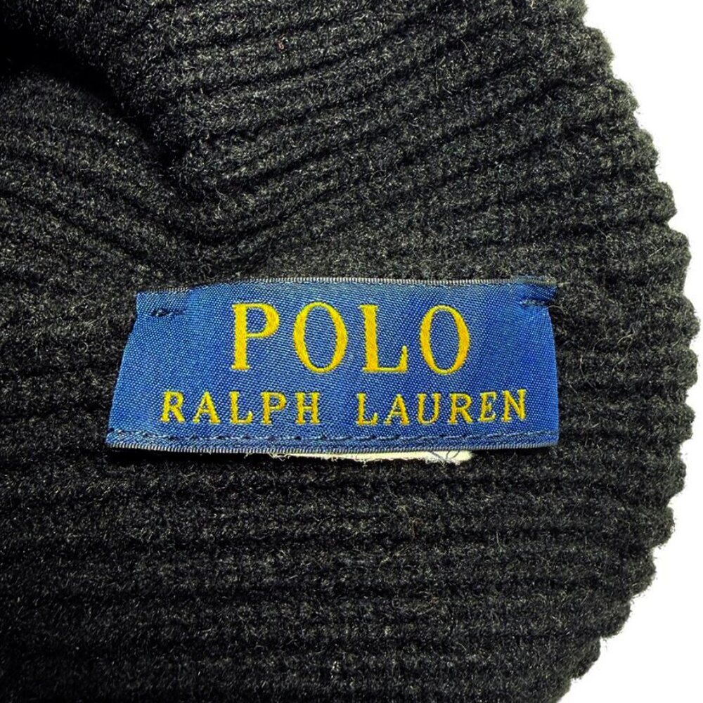 POLO RALPH LAUREN Signature Logo Ribbed Beanie - Picture 5 of 5